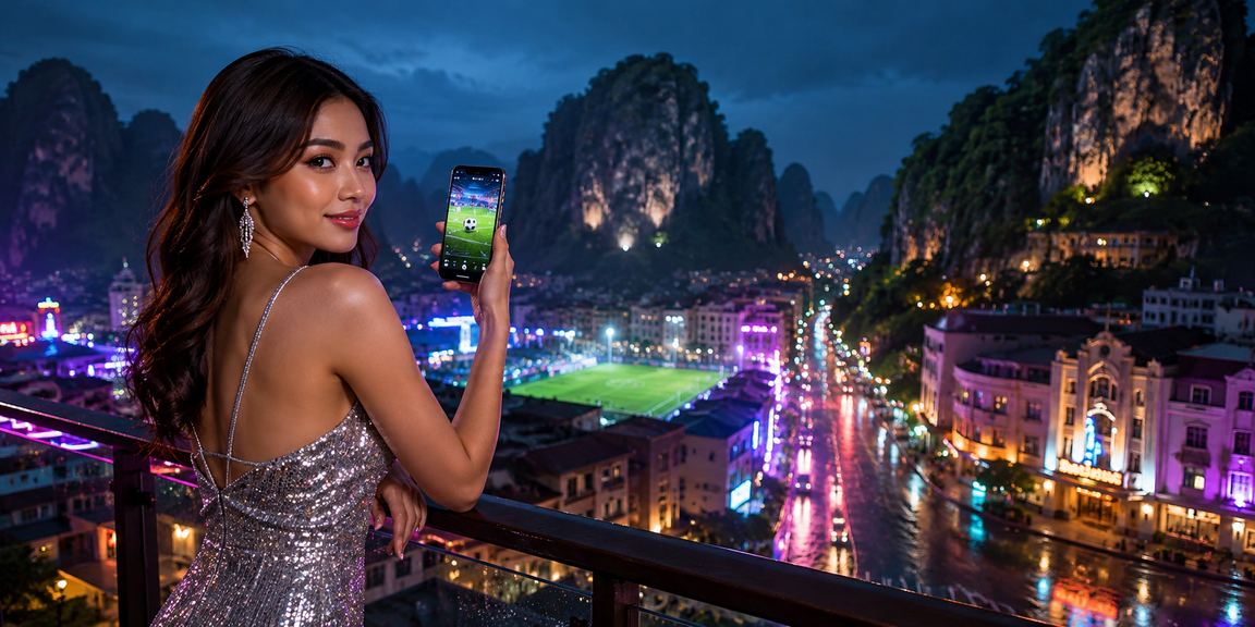 Pengguna Malaysia menikmati pertaruhan dalam talian di Ipoh dengan gaya tempatan